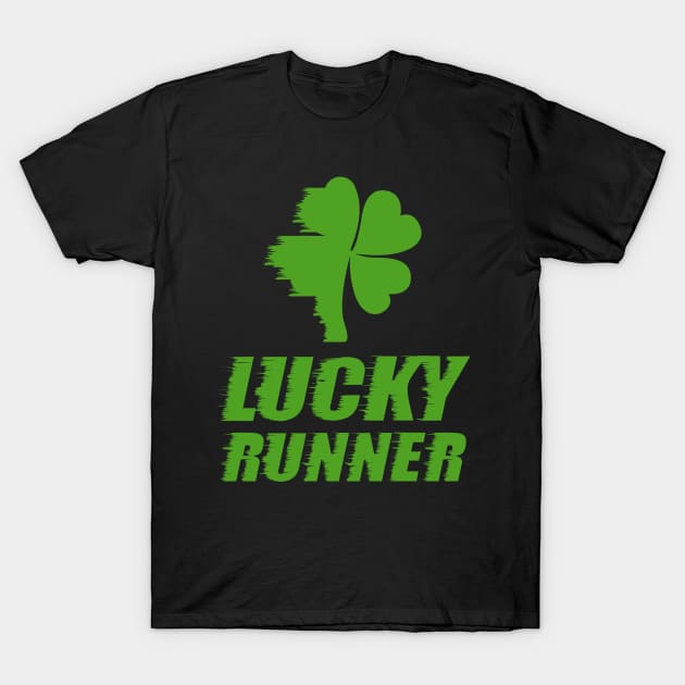 Lucky Runner St. Patricks Day T-Shirt by KsuAnn